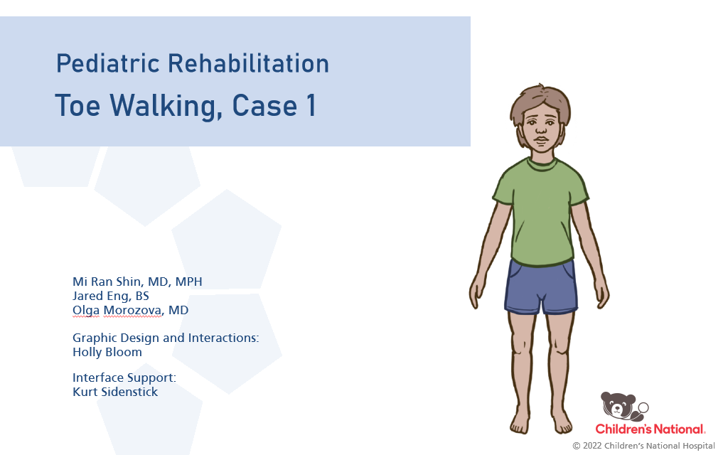 Pediatric Rehabilitation - Toe Walking